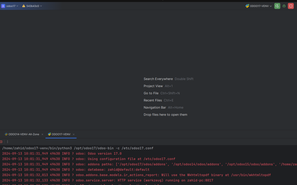 Pycharm Dashboard Image